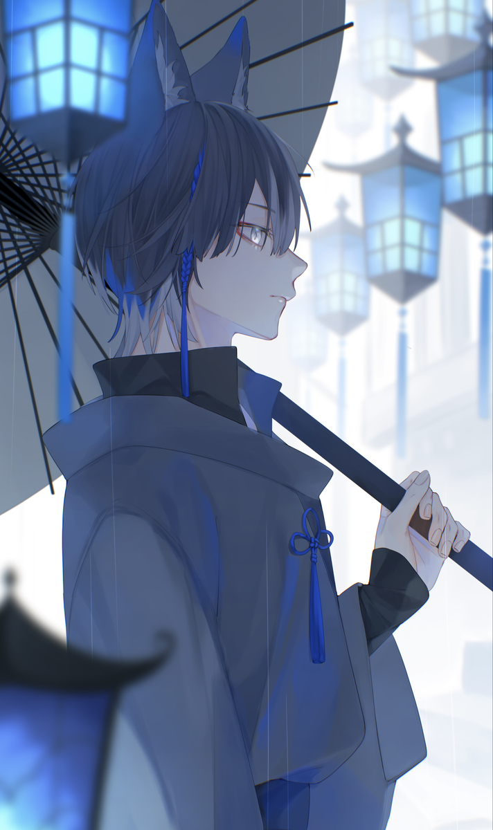This is a pixiv picture whose title is たまに何も考えずに歩きたくなる.