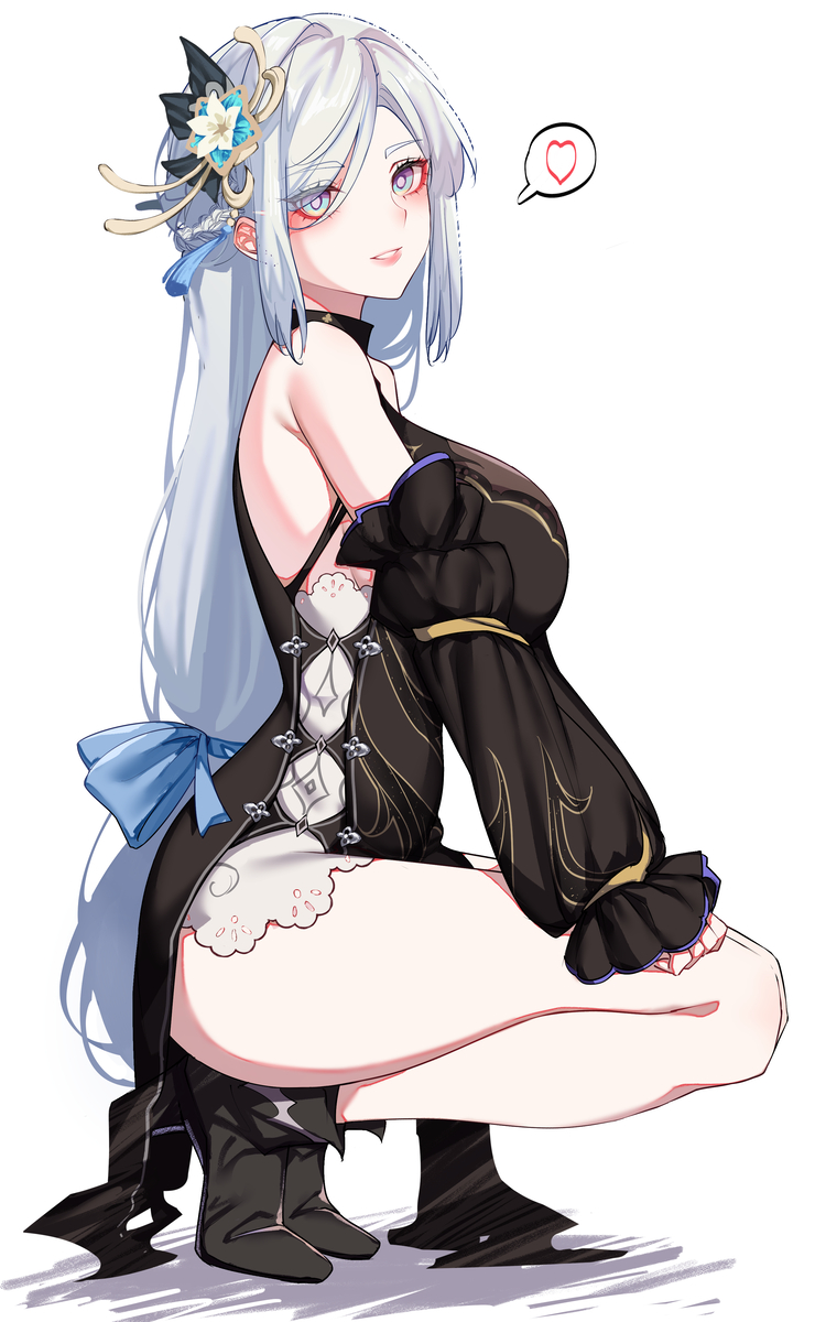 This is a pixiv picture whose title is Shenhe New Sken.