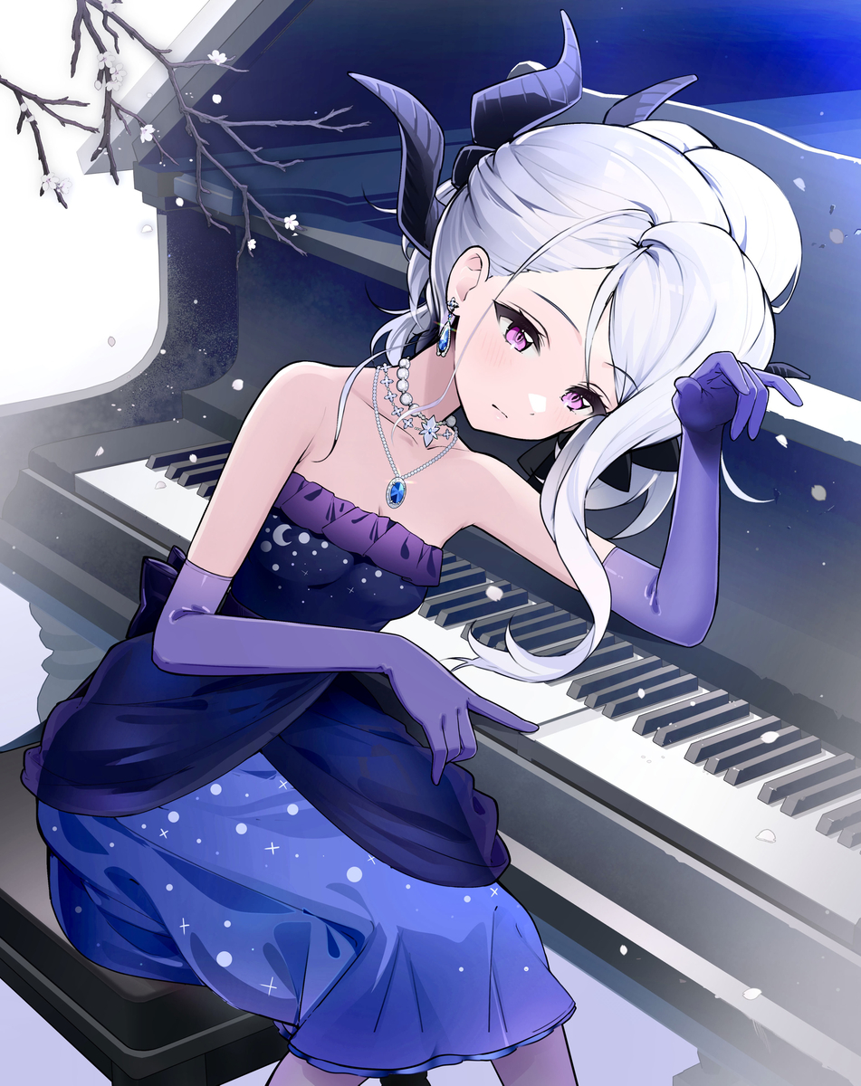This is a pixiv picture whose title is ドレスヒナ.