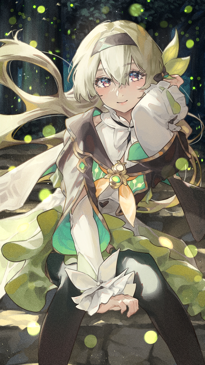 This is a pixiv picture whose title is 流萤.