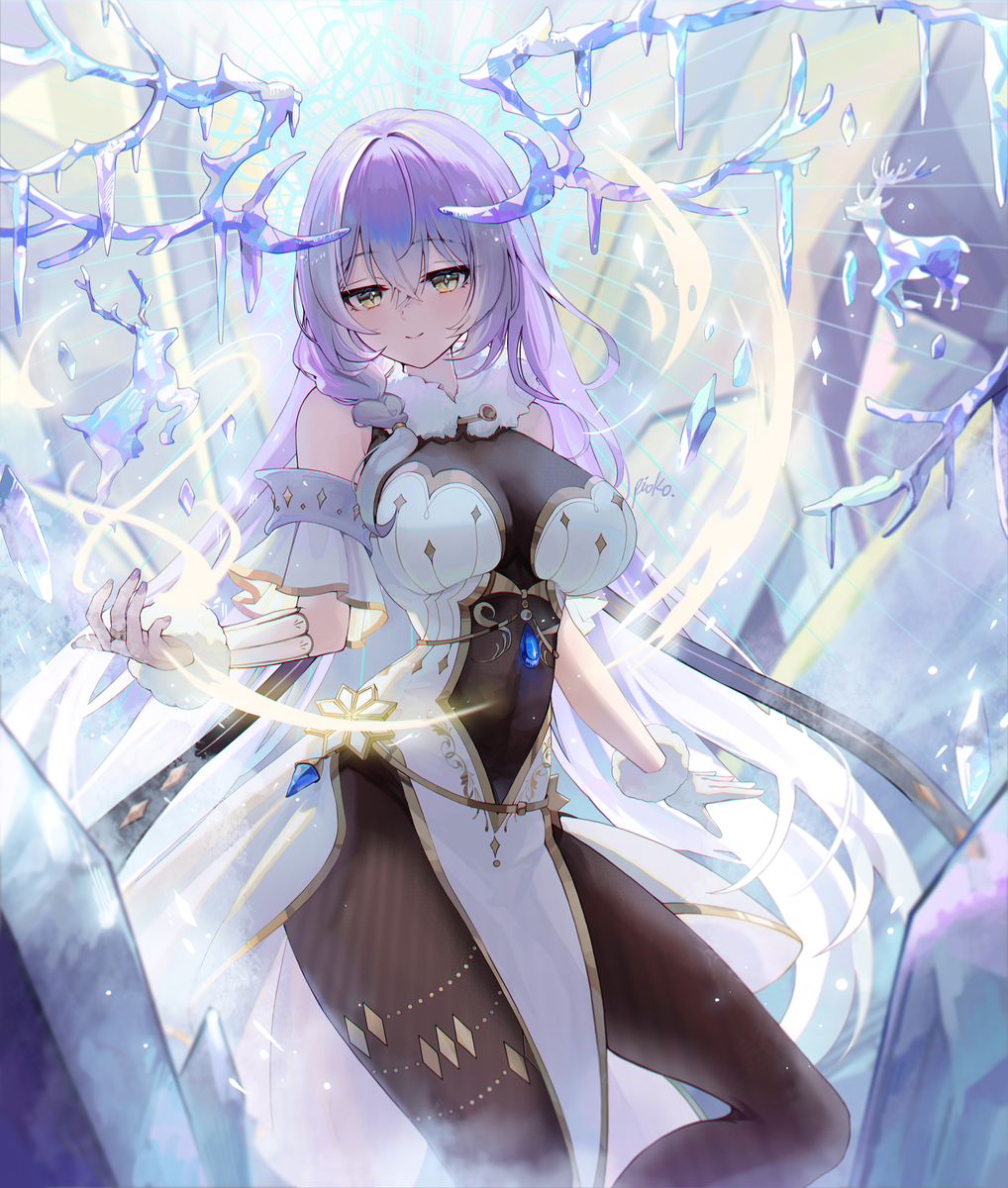 This is a pixiv picture whose title is 冬.