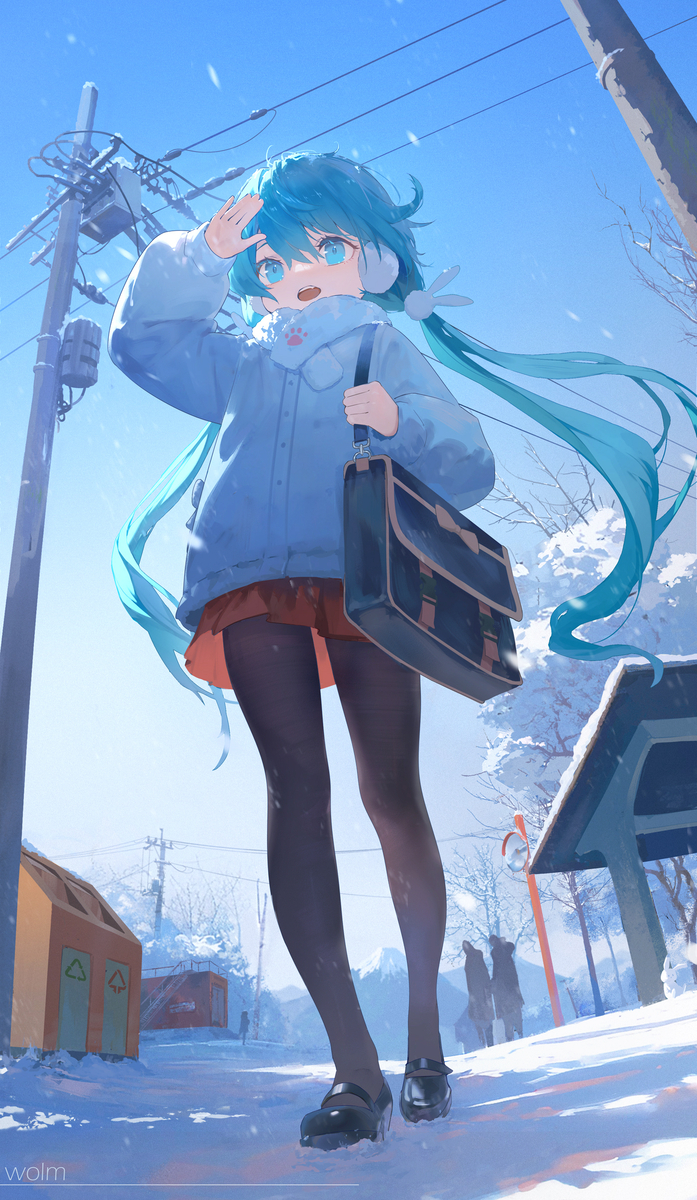 This is a pixiv picture whose title is 初音ミク.