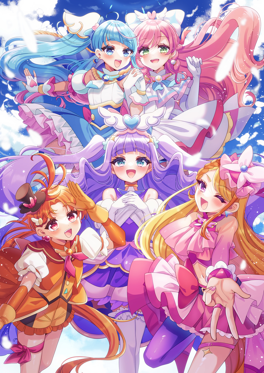 This is a pixiv picture whose title is ひろがるスカイ！プリキュア.