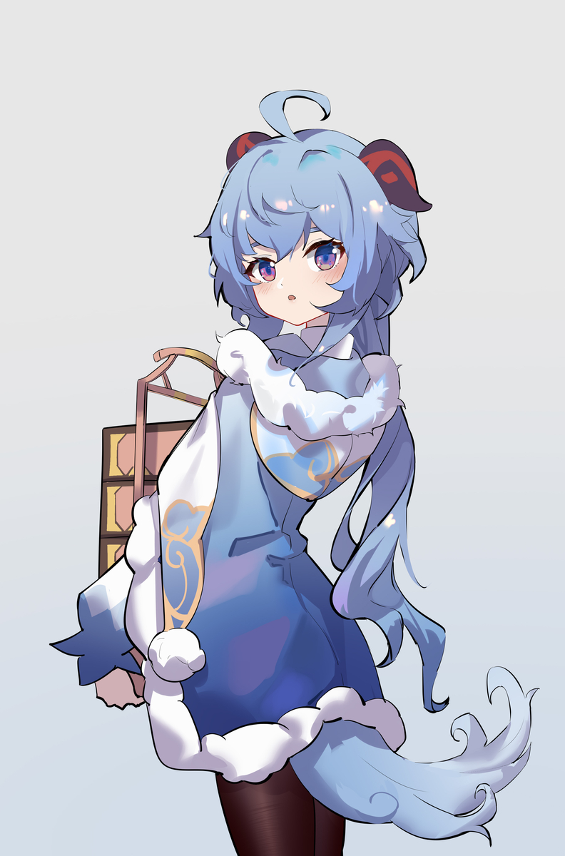 This is a pixiv picture whose title is 小只的甘雨~.
