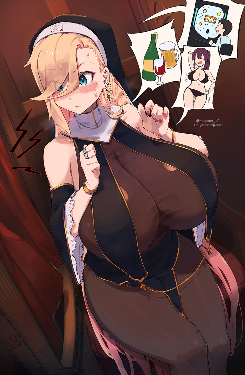 This is a pixiv picture whose title is シスター.