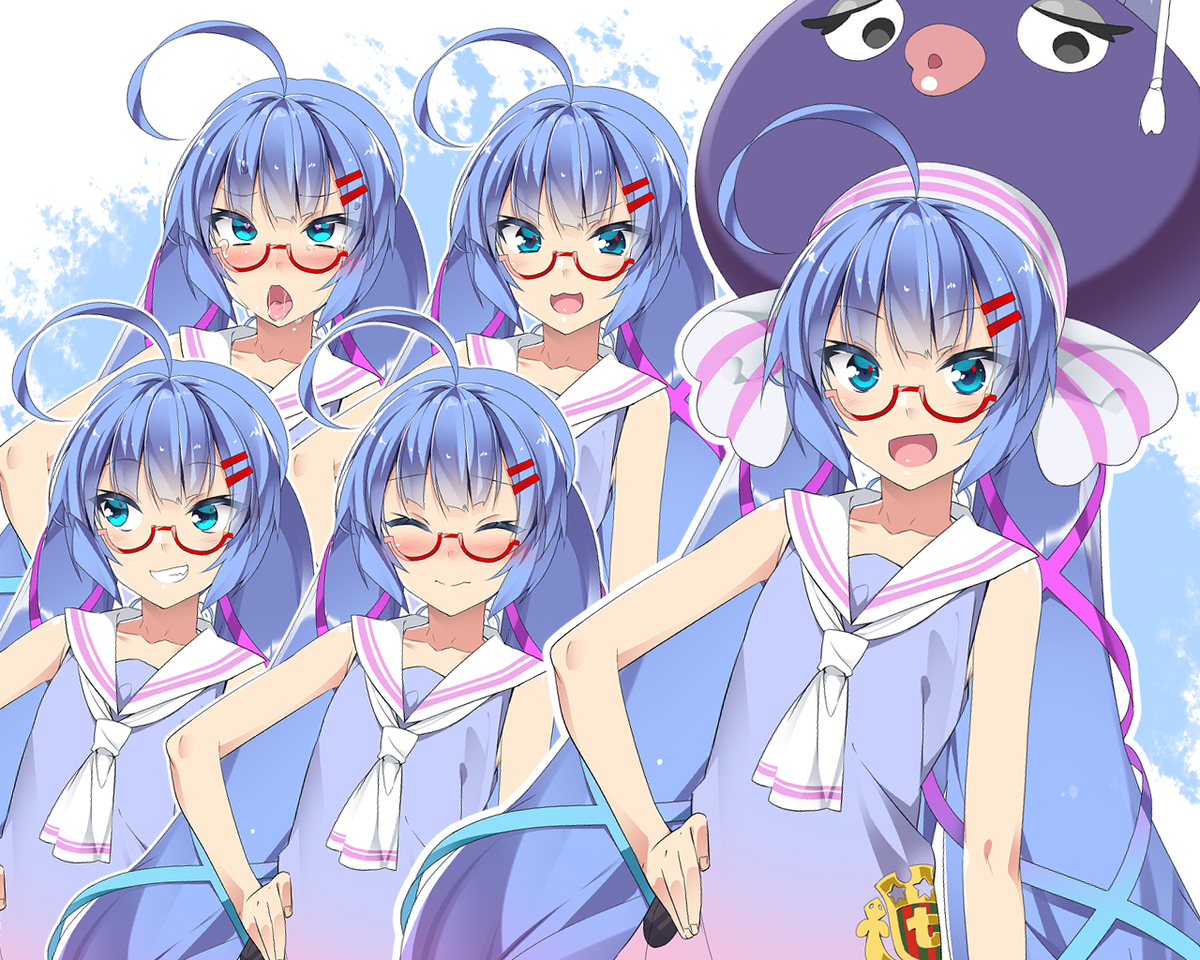 This is a pixiv picture whose title is 音街ウナさん立ち絵素材ver2.0.
