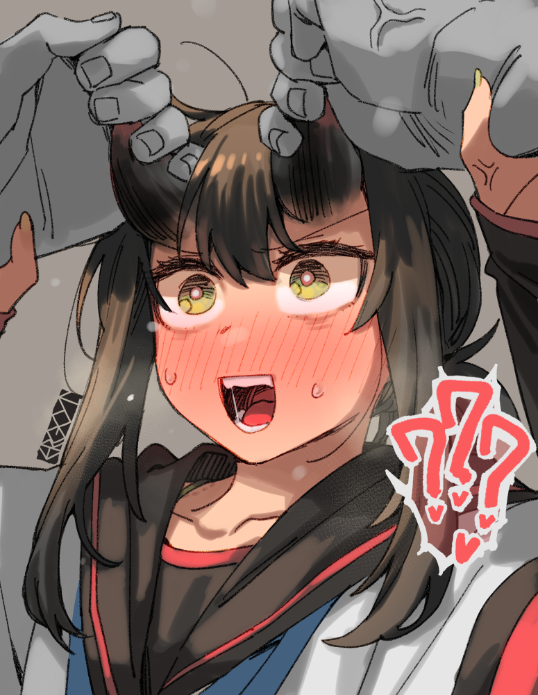 This is a pixiv picture whose title is 鬼を退治する使命を受けた司令官.