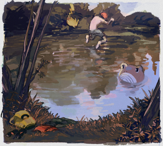This is a pixiv picture whose title is pkmn.