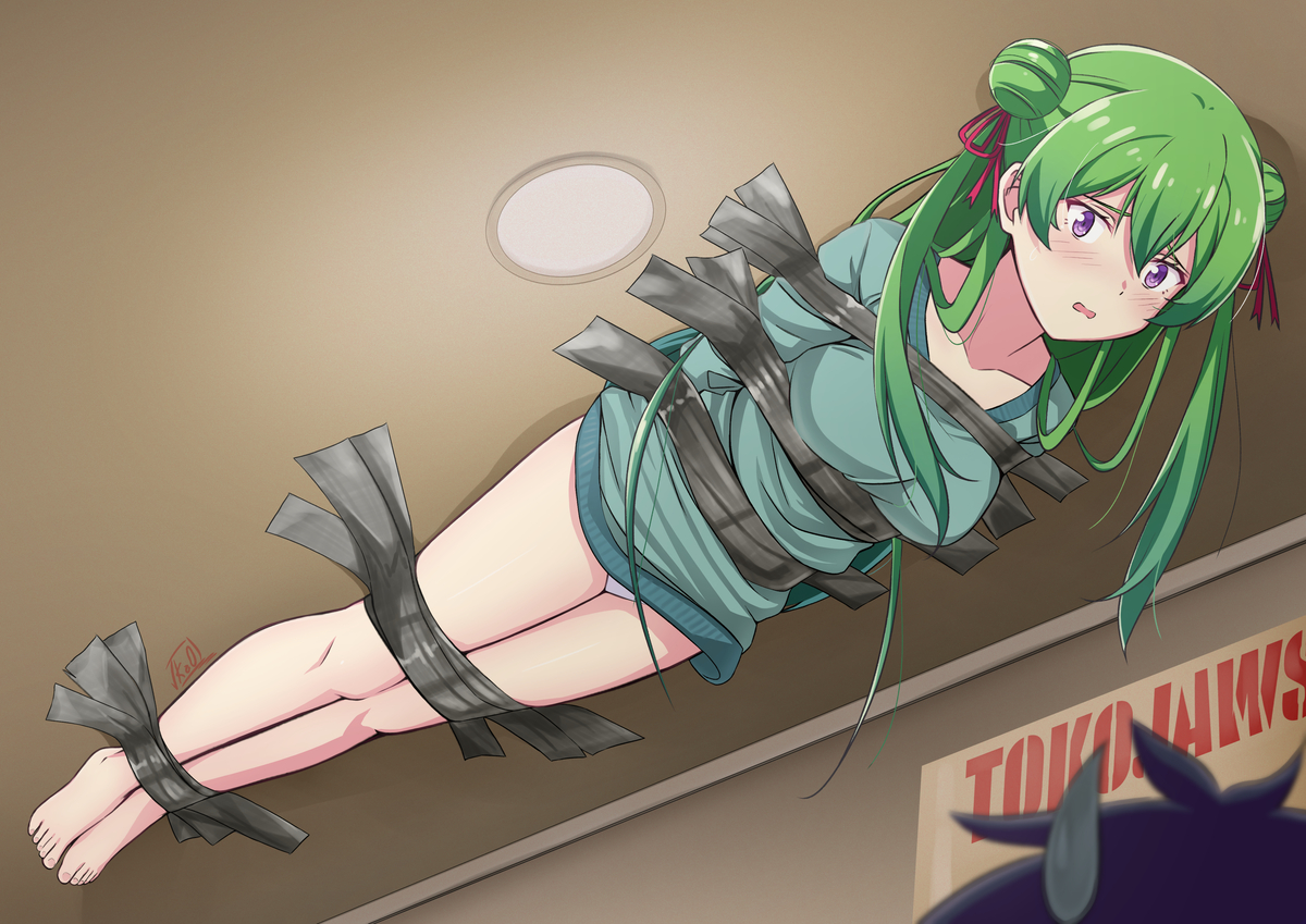 This is a pixiv picture whose title is Mongfa in difficult situation.
