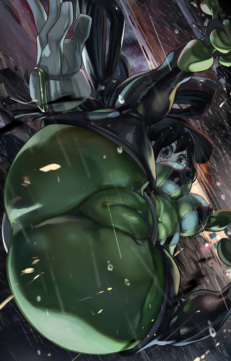 This is a pixiv picture whose title is Night prowl with Froppy.