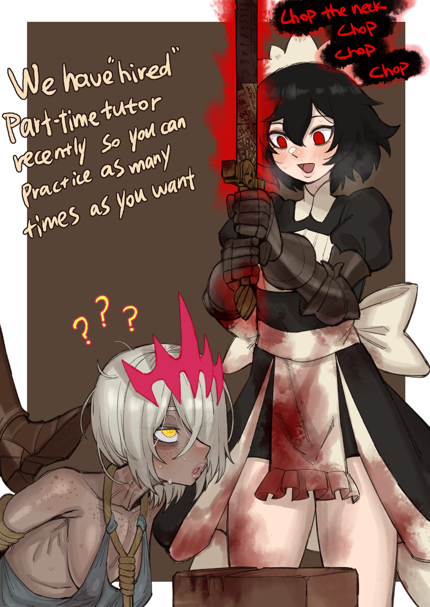 This is a pixiv picture whose title is Little executioner.