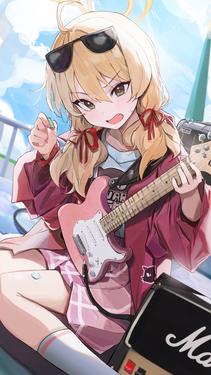 This is a pixiv picture whose title is 伊原木ヨシミ 🎸.