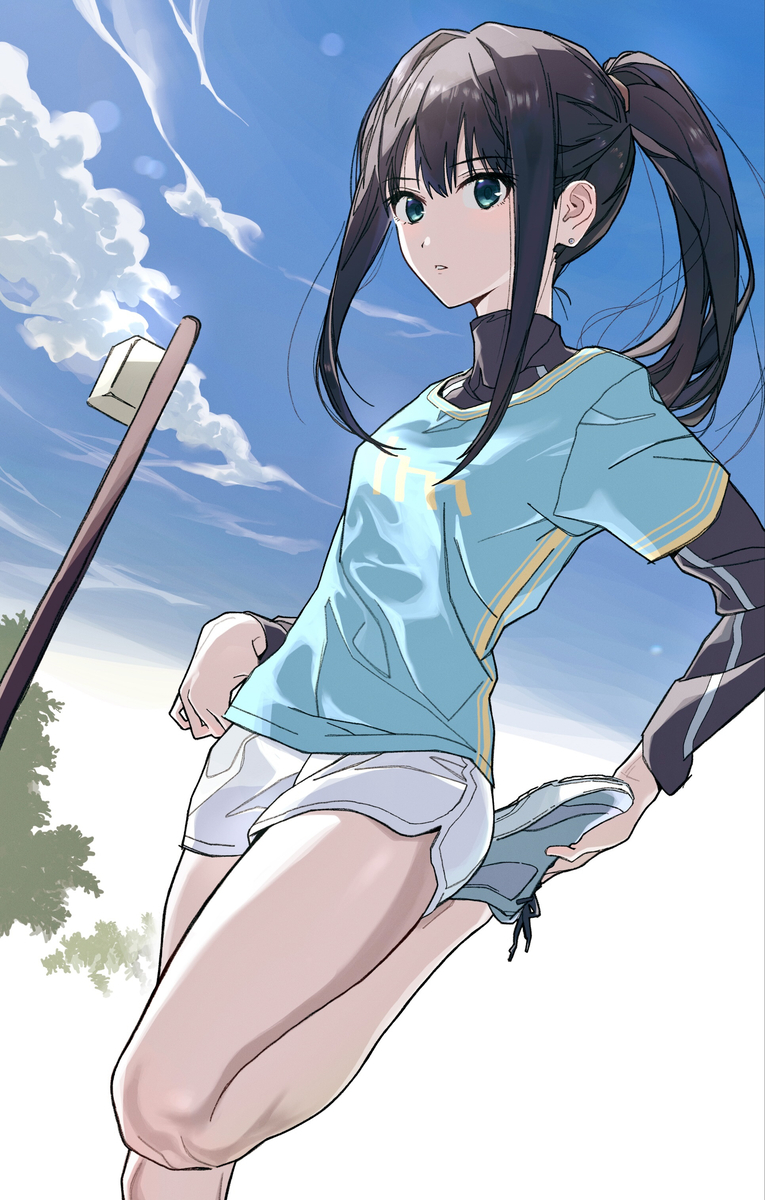 This is a pixiv picture whose title is ストレッチ.