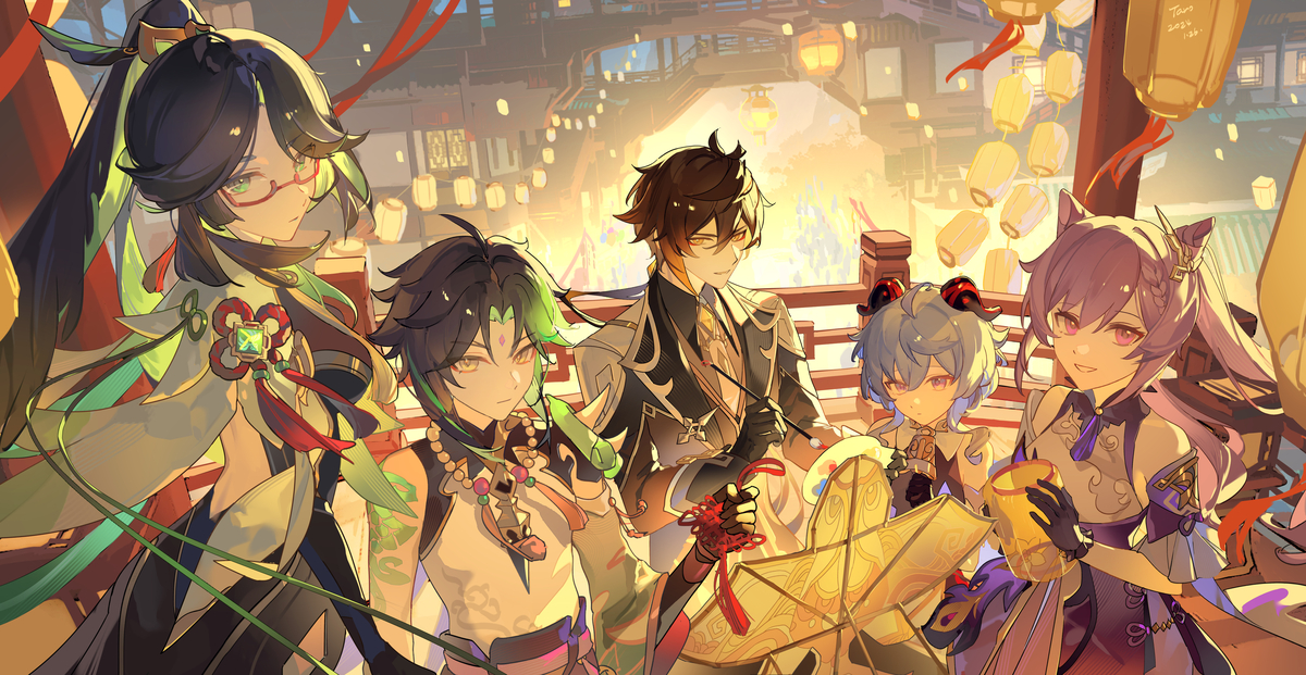 This is a pixiv picture whose title is 结彩绘鸢.