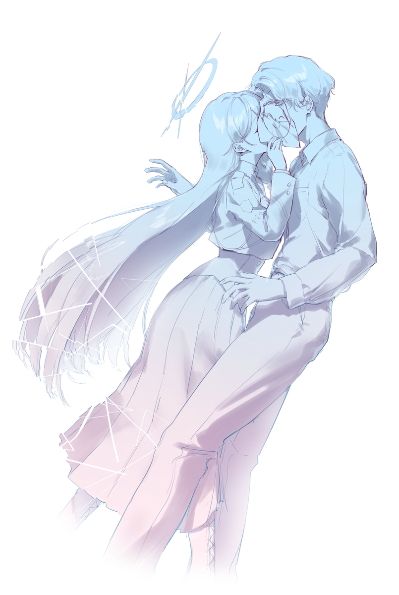 This is a pixiv picture whose title is ブルアカらくがきまとめ１.