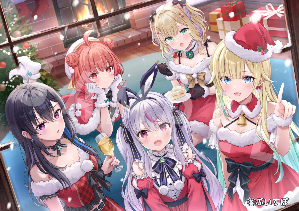 This is a pixiv picture whose title is クリスマス2023.