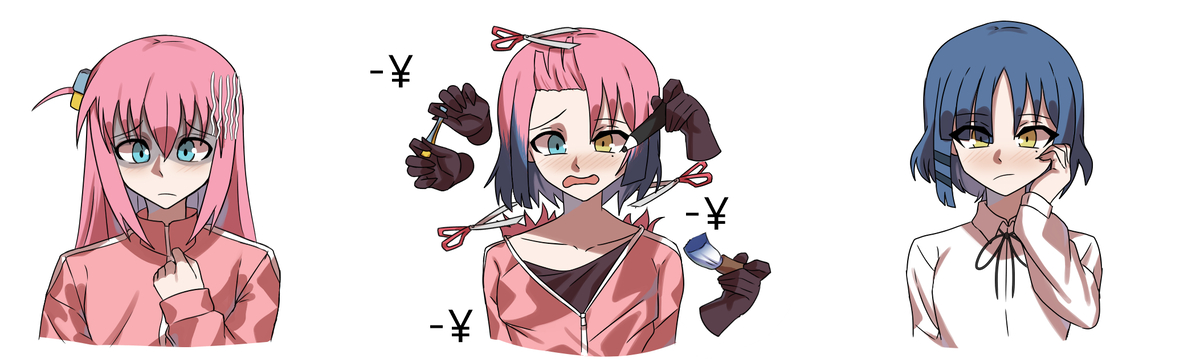 This is a pixiv picture whose title is Kessokufication(Bocchi TF's).