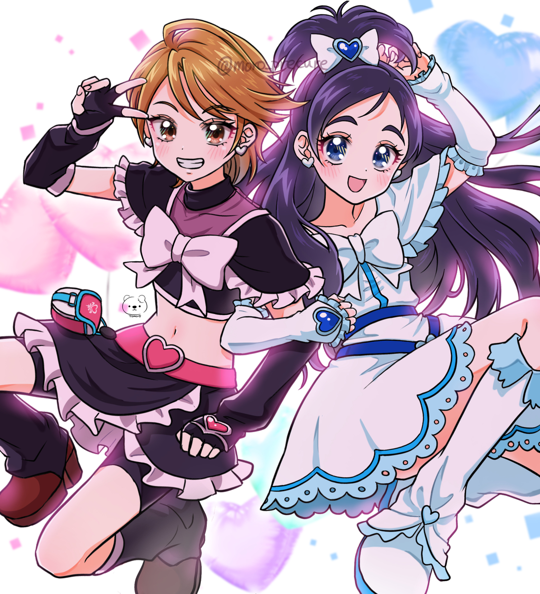 This is a pixiv picture whose title is プリキュアの日！💞.