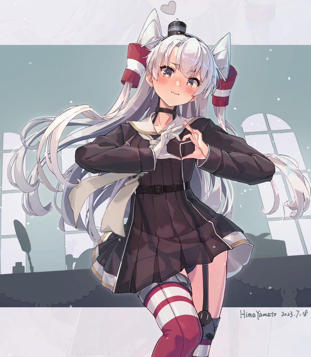 This is a pixiv picture whose title is 天津風改二❤️.