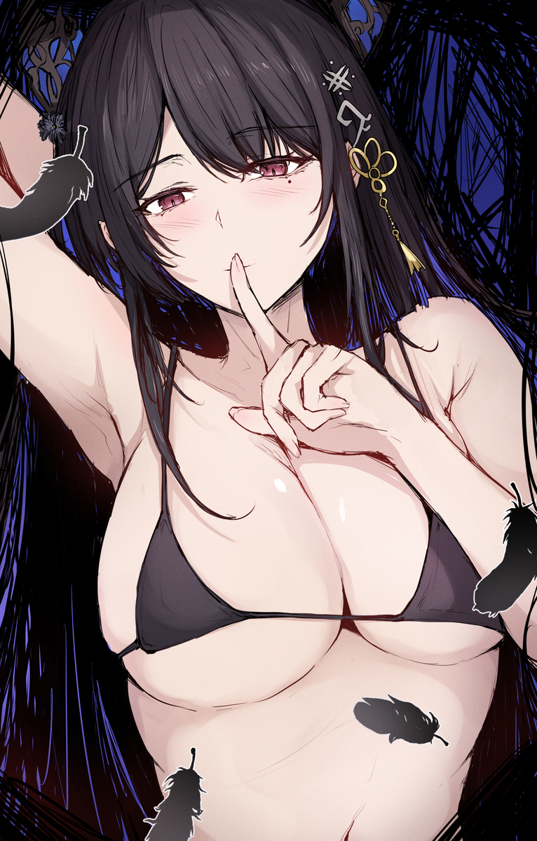 This is a pixiv picture whose title is Shh.