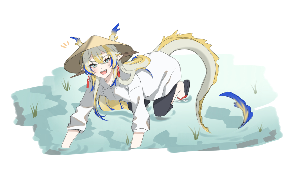 This is a pixiv picture whose title is Welcome to the rice fields.