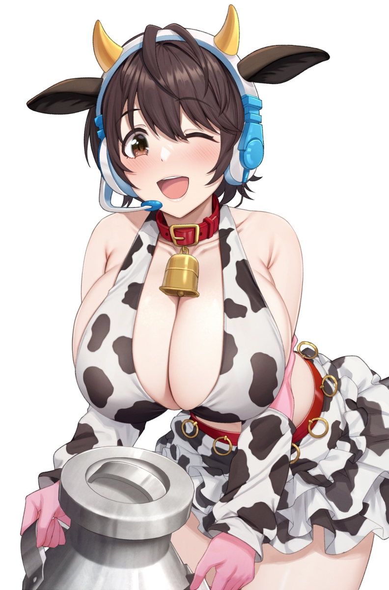 This is a pixiv picture whose title is 及川さん🐮🥛❤️.