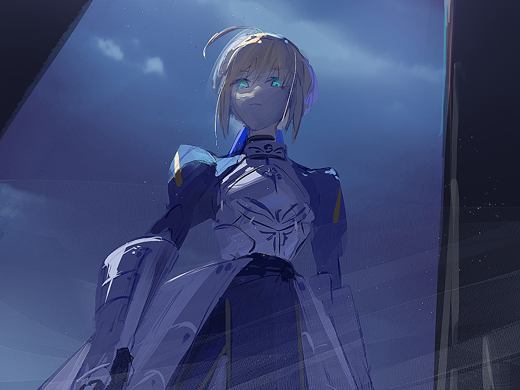 This is a pixiv picture whose title is Fate.