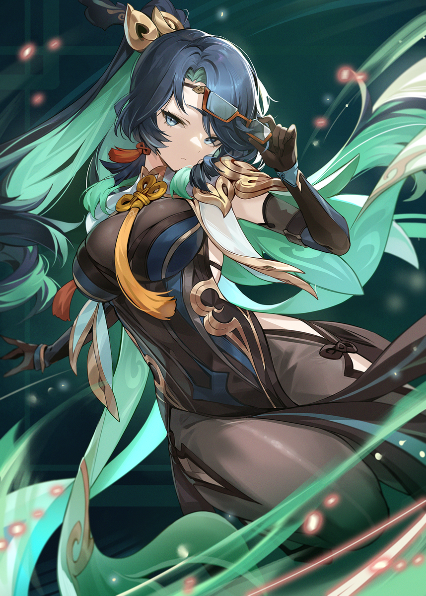 This is a pixiv picture whose title is 闲云.