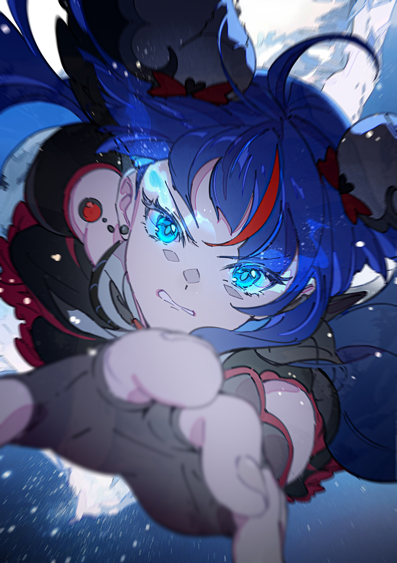 This is a pixiv picture whose title is 闇落ちスカイ.