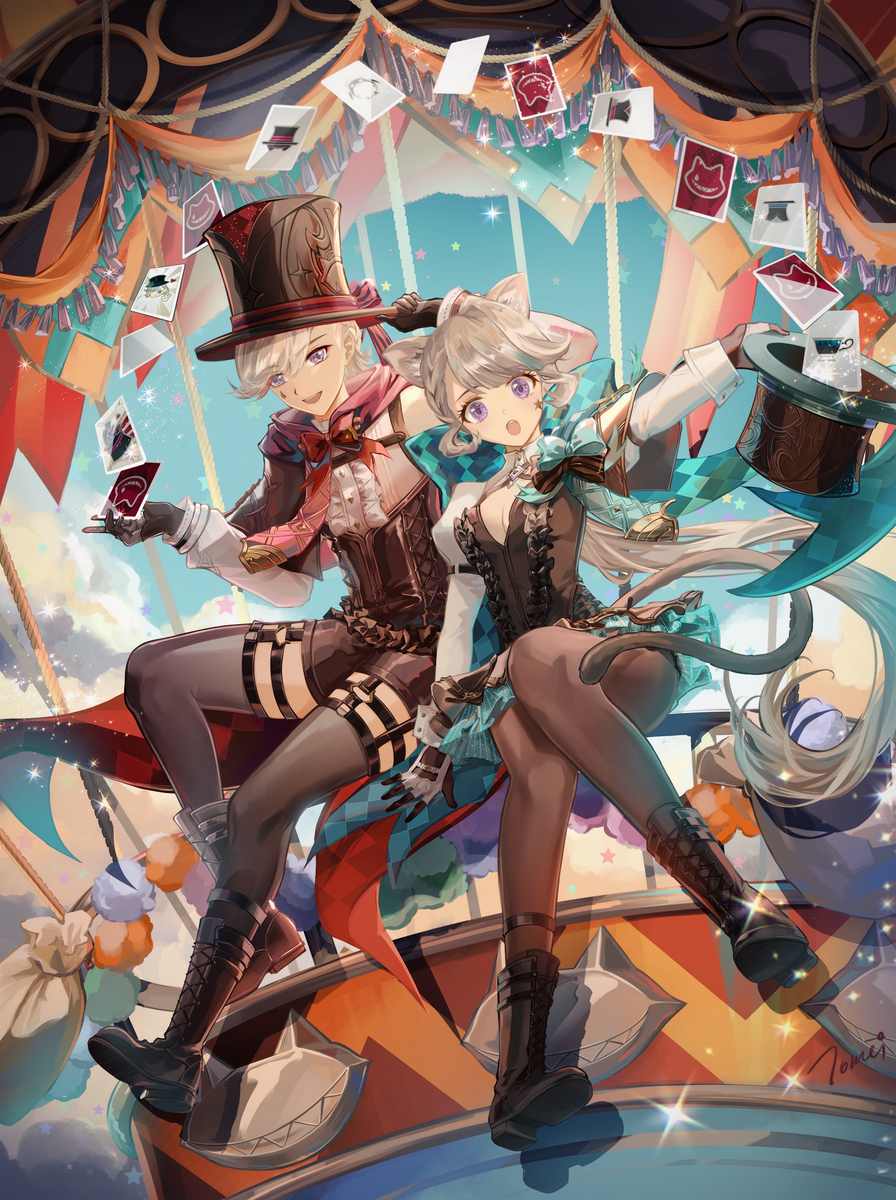 This is a pixiv picture whose title is リネリネ生誕祭2024.