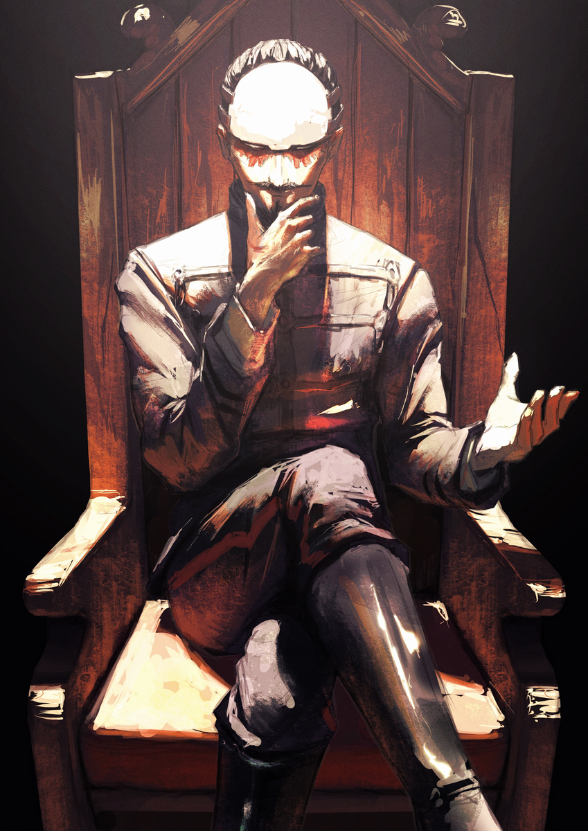 This is a pixiv picture whose title is 鶴見中尉.