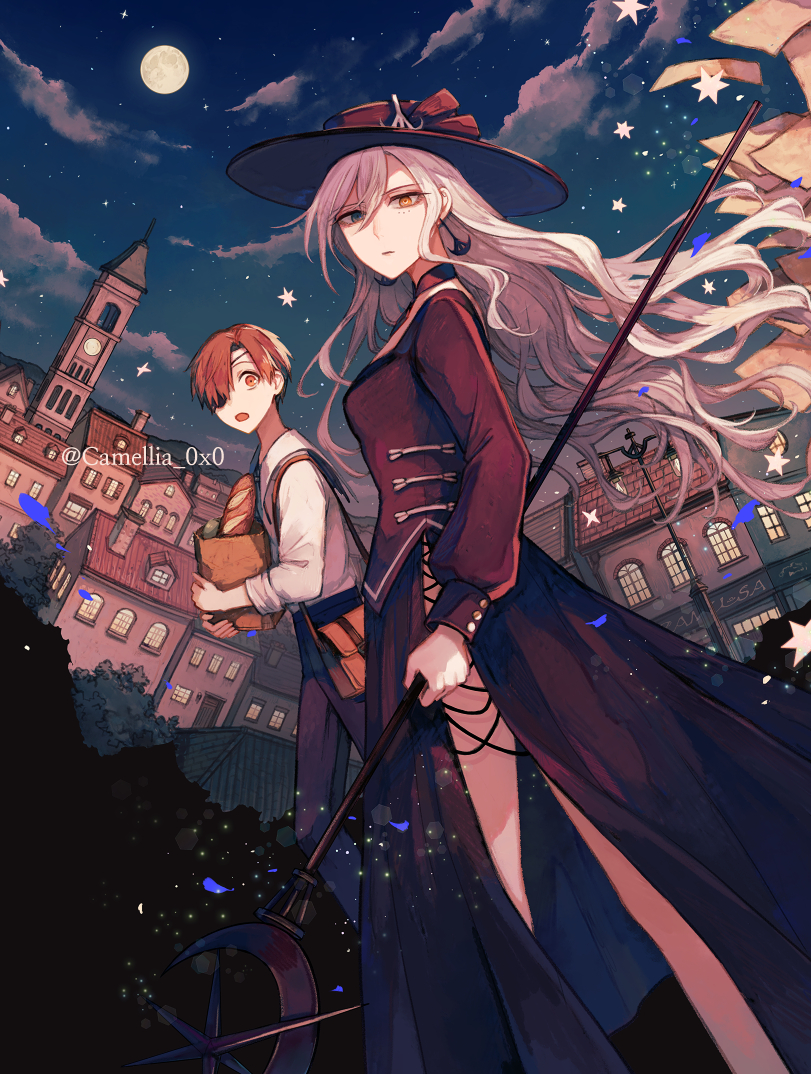 This is a pixiv picture whose title is 魔女の執行人.