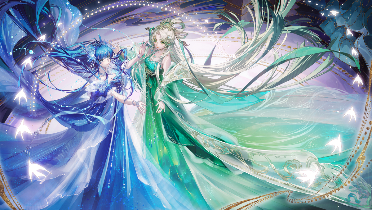 This is a pixiv picture whose title is 闪耀暖暖.