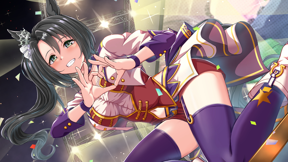 This is a pixiv picture whose title is ライブクラウン差分.