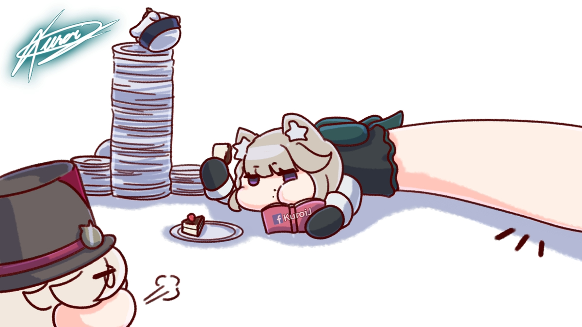 This is a pixiv picture whose title is 🎩🎂🐱~ ~ ~ ~ ~ ~ ~ ~ ~ ~ ~.