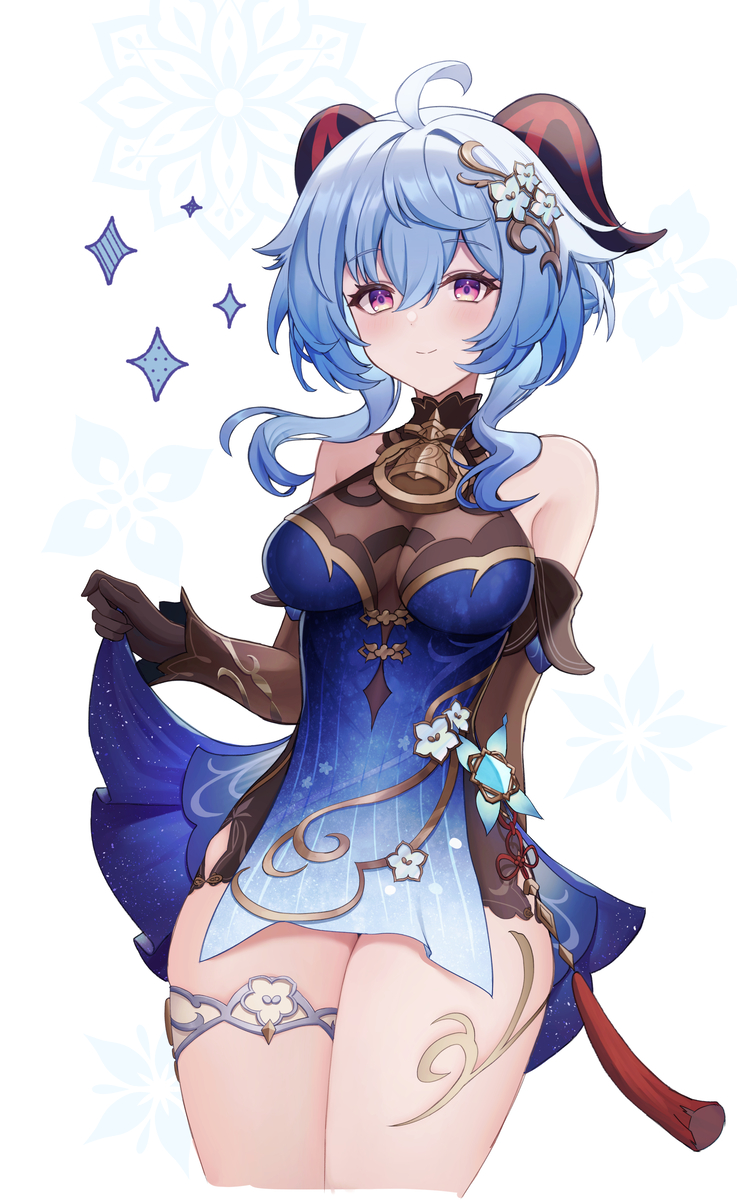 This is a pixiv picture whose title is 甘雨ちゃん.