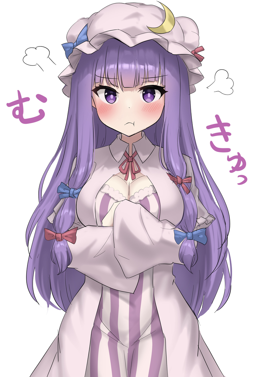 This is a pixiv picture whose title is おこなパチュリー様.
