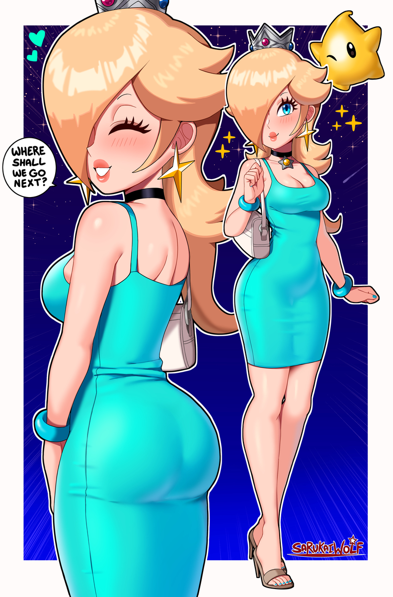 This is a pixiv picture whose title is Second Date Night Rosalina.