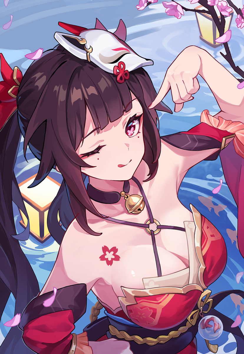 This is a pixiv picture whose title is 花火.