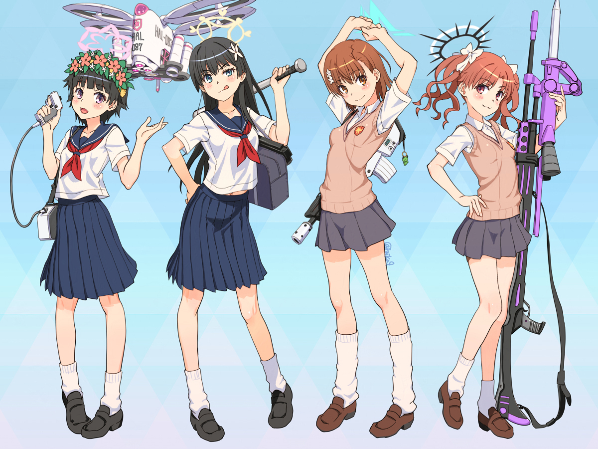 This is a pixiv picture whose title is ブルアカ3周年.