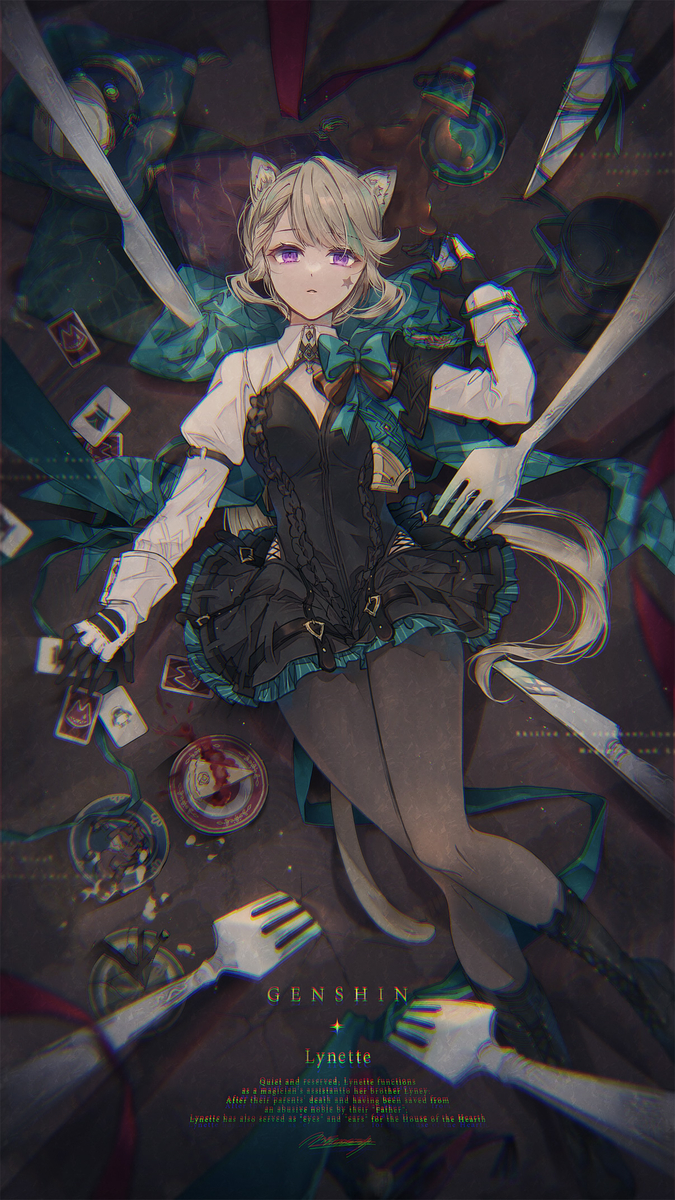 This is a pixiv picture whose title is Lynette.
