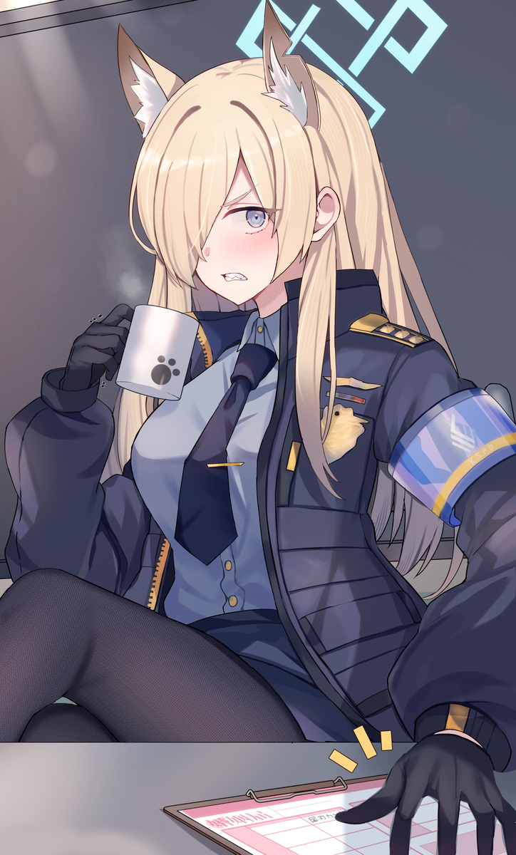 This is a pixiv picture whose title is サインするまで尋問は終わりません・・・.