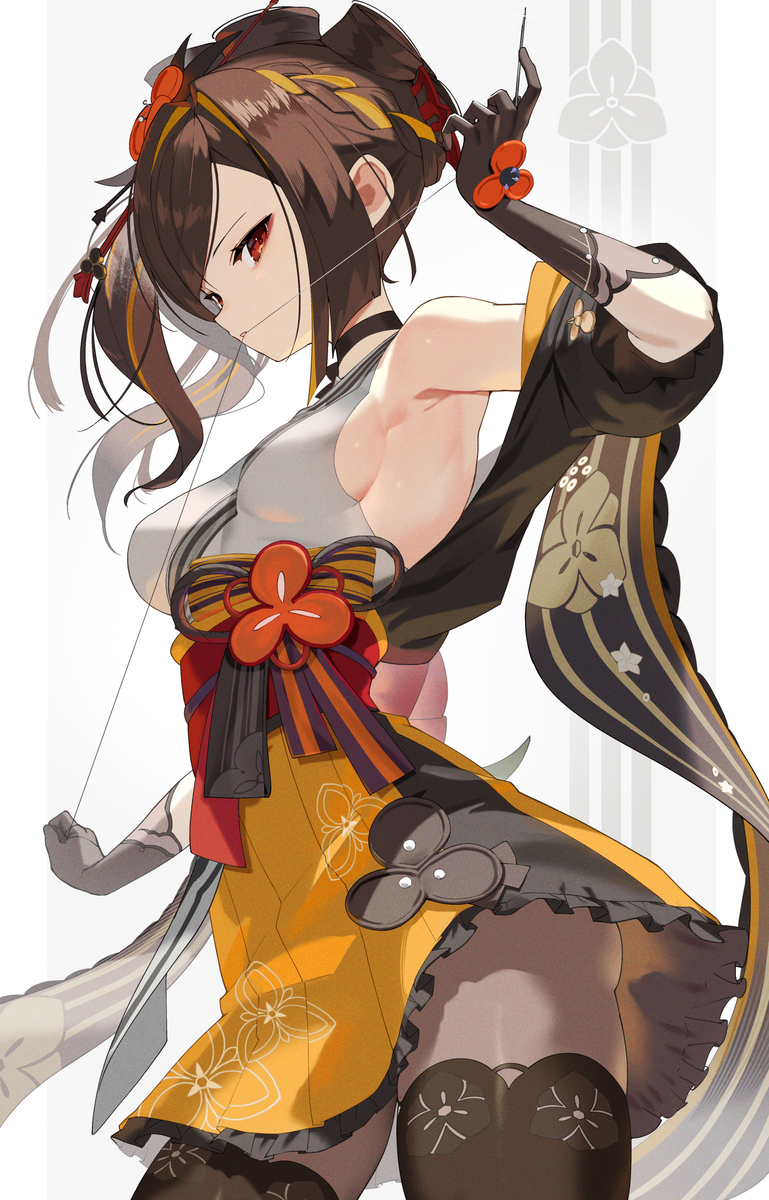 This is a pixiv picture whose title is 千織.