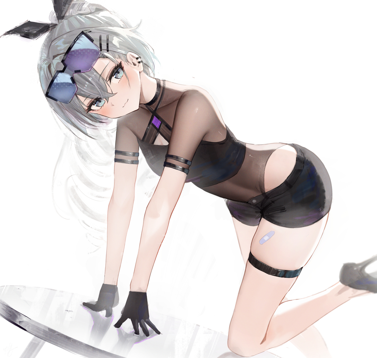 This is a pixiv picture whose title is 銀狼.