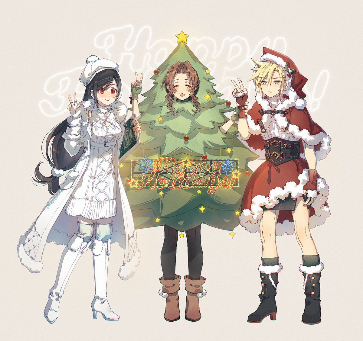 This is a pixiv picture whose title is クリスマス.