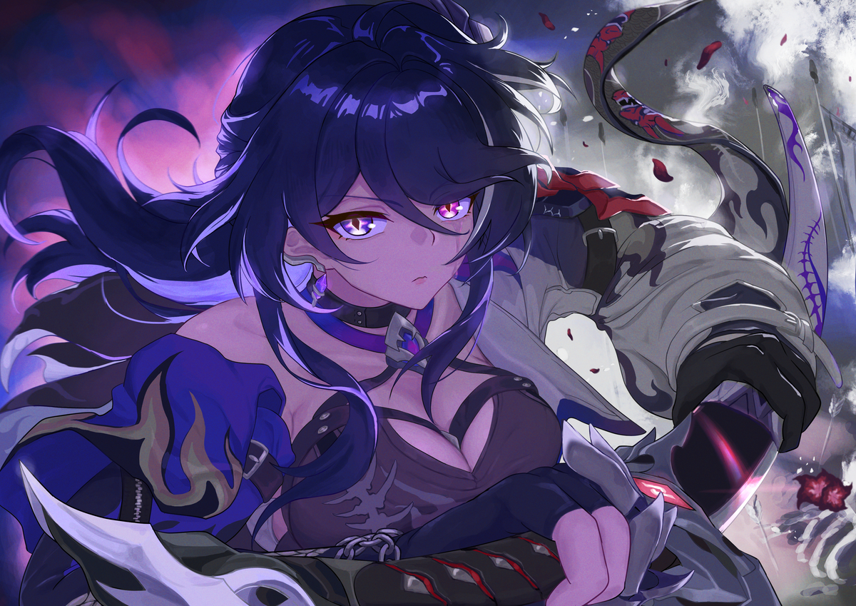 This is a pixiv picture whose title is Day 8 Acheron.