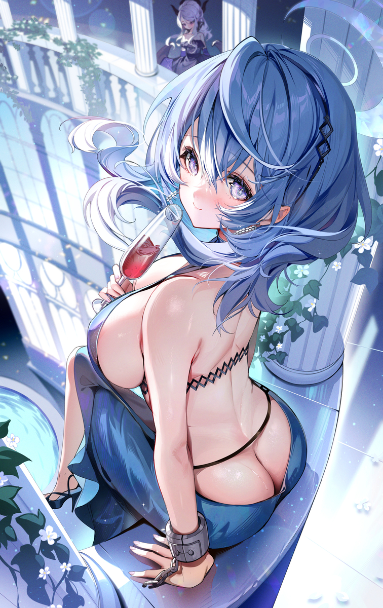 This is a pixiv picture whose title is Blue night.