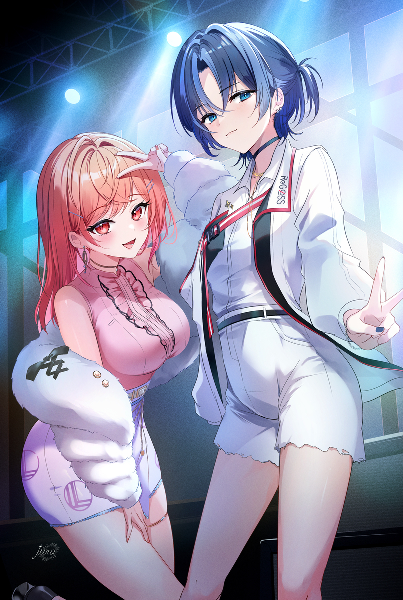 This is a pixiv picture whose title is 🎙.