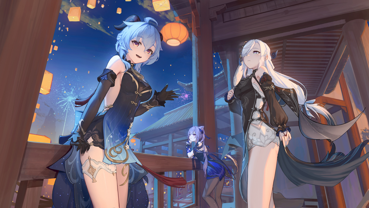 This is a pixiv picture whose title is 海燈節快樂~.