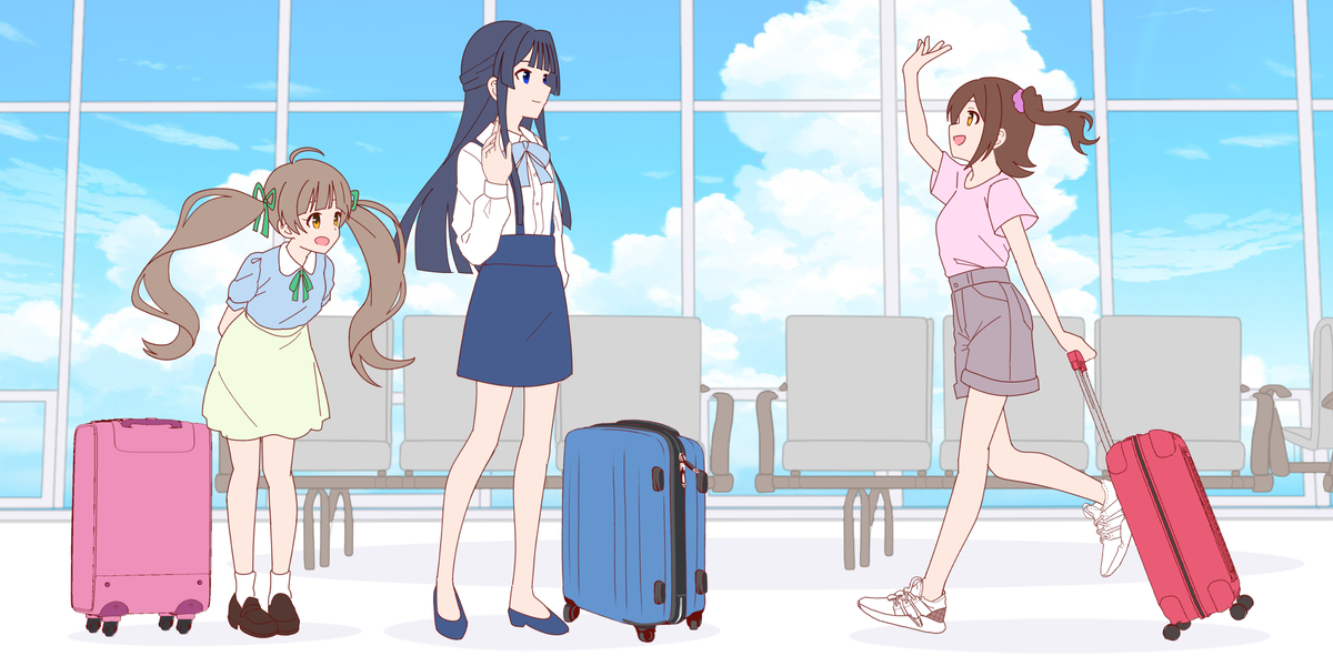 This is a pixiv picture whose title is 未来と静香と星梨花.